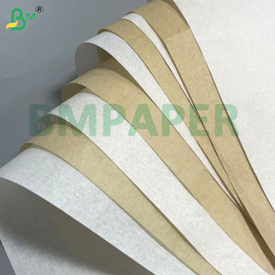 50gm 60gm کاغذ مقاوم در برابر گرما و چربی برای بسته بندی مواد غذایی چرب قهوه ای و سفید Kit3 Kit5 Kit7 مقاوم در برابر رطوبت قابل بازیافت