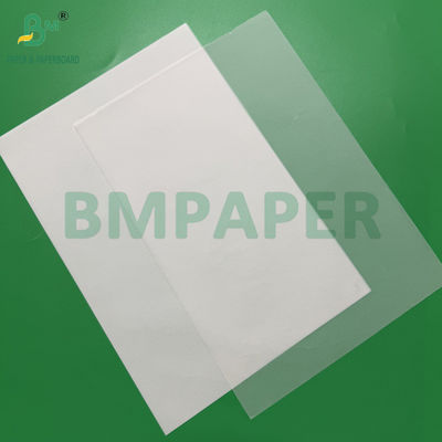 50 گرام 55 گرام کاغذ شفاف ردیابی کاغذ نقشه 31 "x 20" بسته بندی