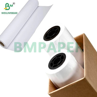 80gr کاغذ بزرگ شکل PLOTTER ROLLO BOND برای طراحی CAD 0.61 × 50MT