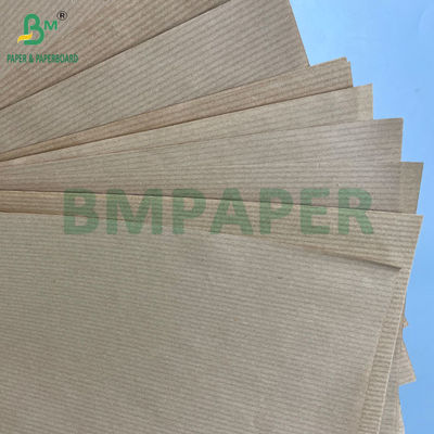 40GSM 50GSM 60GSM رول های کاغذ کرافت قهوه ای 750MM 1000MM