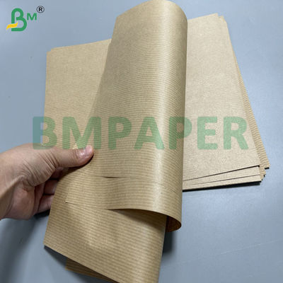 کاغذ کرافت راه‌راه درجه غذایی 50gsm 60gsm 80 x 1100mm برای بسته‌بندی مواد غذایی