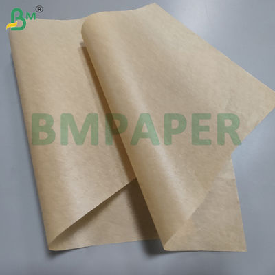 کاغذ روغنی سیلیکونی دو طرفه قهوه ای 35 گرمی 38 گرمی برای باربیکیو 24 در 36 اینچ