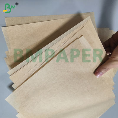 کاغذ روغنی سیلیکونی دو طرفه قهوه ای 35 گرمی 38 گرمی برای باربیکیو 24 در 36 اینچ