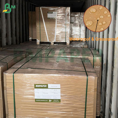 کاغذ روغنی سیلیکونی دو طرفه قهوه ای 35 گرمی 38 گرمی برای باربیکیو 24 در 36 اینچ