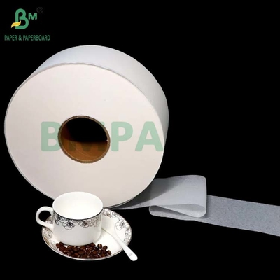 رول کاغذ فیلتر قهوه 40GSM 50GSM سفید شده و سفید نشده با درجه غذایی 1200 میلی‌متر
