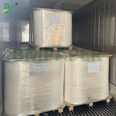 26 گرم 28 گرم کاغذ بسته‌بندی چوب غذاخوری سفید درجه مواد غذایی 22 میلی‌متر-1090 میلی‌متر رول