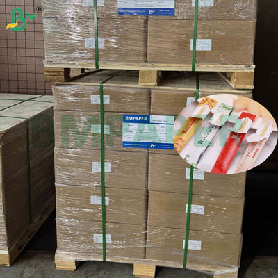 26gm کاغذ بسته بندی دندانکاه کاغذ برش رول ها رنگ سفید/ کرفت قهوه ای