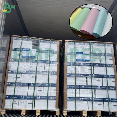کاغذ کاربن‌لس 60 گرمی 65 گرمی 8.5 در 11 اینچ CFB CF رنگ قناری کاغذ CCP