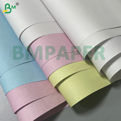کاغذ کاربن‌لس 60 گرمی 65 گرمی 8.5 اینچ در 11 اینچ سفید / صورتی / آبی برای فاکتورهای بارنامه و رسیدها