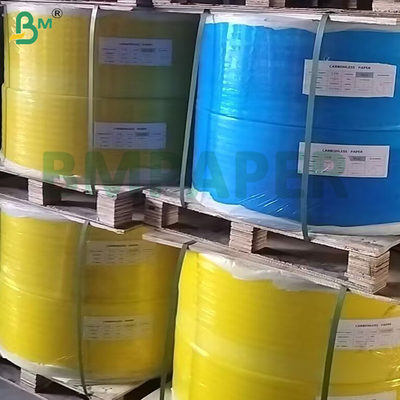 کاغذ کاربن‌لس 60 گرمی 65 گرمی 8.5 اینچ در 11 اینچ سفید / صورتی / آبی برای فاکتورهای بارنامه و رسیدها