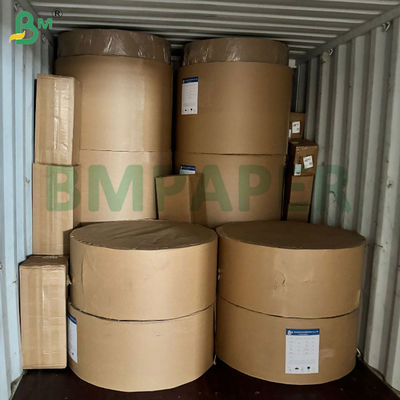 50 گرم 54 گرم کاغذ فیلتر قهوه کرپ بدون رنگ، رول های 308 میلی متری سفید شده