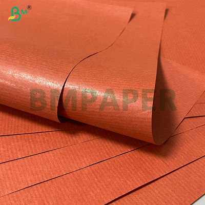 50gsm Red One Side Glossy Stripped Kraft Paper for Floral Wrapping