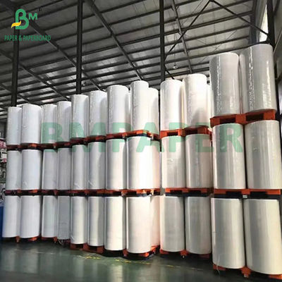 رول‌های کاغذ حرارتی مستقیم با روکش بالا 80GSM 90GSM برای صندوق‌های فروشگاهی 490MM