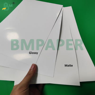 کاغذ هنری براق و مات دیجیتال روکش دار 250 گرمی 300 گرمی برای منوی هتل 315 در 455 میلی متر