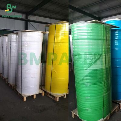 80 گرام سفید CB و 56 گرام زرد CF کاغذ NCR بدون کربن 22 × 34