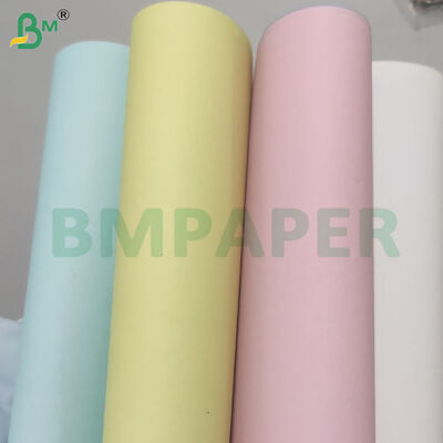 Clear Image 216mm*279mm Carbonless NCR Paper Rolls Multiple Color