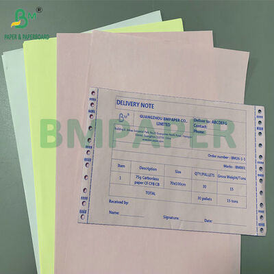 رنگ آبی تصویر کنتراست بالا پرمیوم 48gsm 75gsm کاغذ کپی بدون کربن برای کپی های شفاف