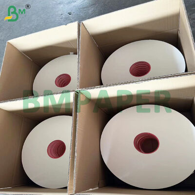 کاغذ بافت دار با نفوذ هوا 25gm رول های کوچک پیش برش برای تولید سیگار