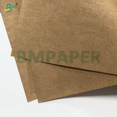 70-85g 100٪ نبات چوبی کرفت قهوه ای مقاوم در برابر اشک آرد / کاغذ بسته بندی سیمان