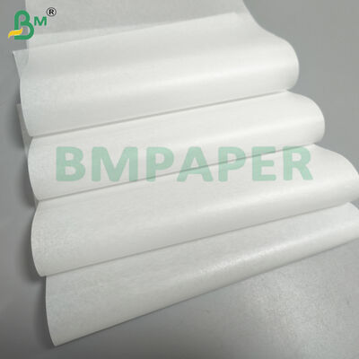 کاغذ پخت و پز پوشیده با سیلیکون رول 40gsm کاغذ پرچم سفید شده