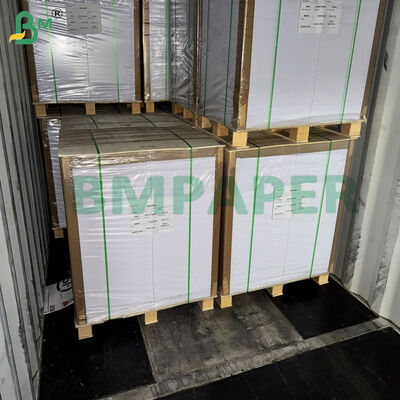 کاغذ پخت و پز پوشیده با سیلیکون رول 40gsm کاغذ پرچم سفید شده