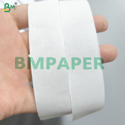 کاغذ سیگاری ریبدار رول 30 میلی متر عرض 25gsm سفید کاغذ بسته بندی سیگاری صنعتی