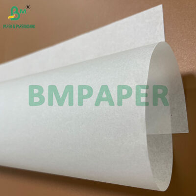 صافی خوب 40GSM Jumbo Roll کاغذ ضد چرب سفید برای بسته بندی ساندویچ