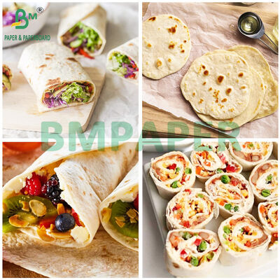 25gr 28gr 30gr 34gr کاغذ بسته بندی تورتیلا سفید ضد رطوبت