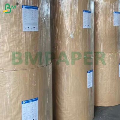 80/100gm کاغذ کرافت قهوه ای رول های جامبو برای ساخت کیسه های کاغذی