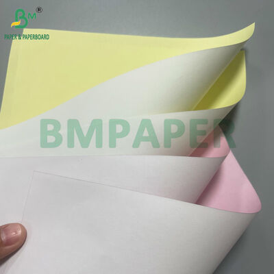 70G 80G ورق بدون کربن صفحه بالا رنگ پشت صفحه سفید 70cm X 100cm