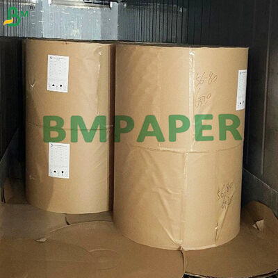 رول کاغذ کرافت طبیعی شیشه ای 35 - 40 گرمی ضد کپک کاغذ جداکننده برای شیشه های خودرو با پوشش PV