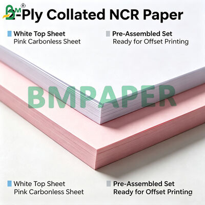 کاغذ کربن‌لس از پیش چیده شده 2 لایه 3 لایه کاغذ کپی NCR فرم‌های فاکتور رسید A4